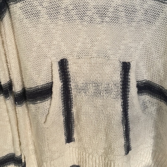 Roxy Airport Vibes Stripe Hoodie Sweater NWT XS - Picture 4 of 5